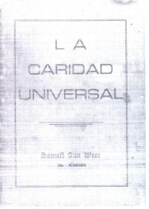 Gnosis Argentina: LA CARIDAD UNIVERSAL